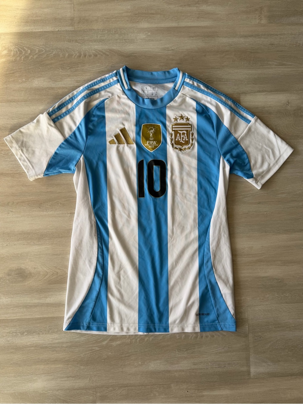 adidas Argentina Blue White #10 Messi Soccer Jersey